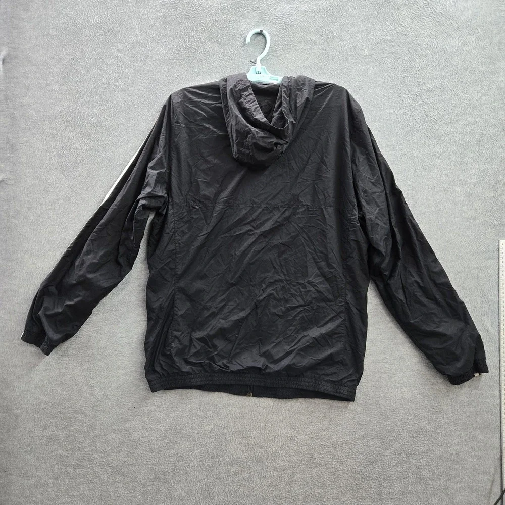 Adidas Men Jacket L Black‎  Nylon Polyester Track Jacket Gorpcore Logo